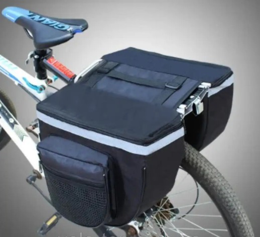 

Сумка на багажник велосипеда , велосипедна сумка-штани на багажник, велобаул