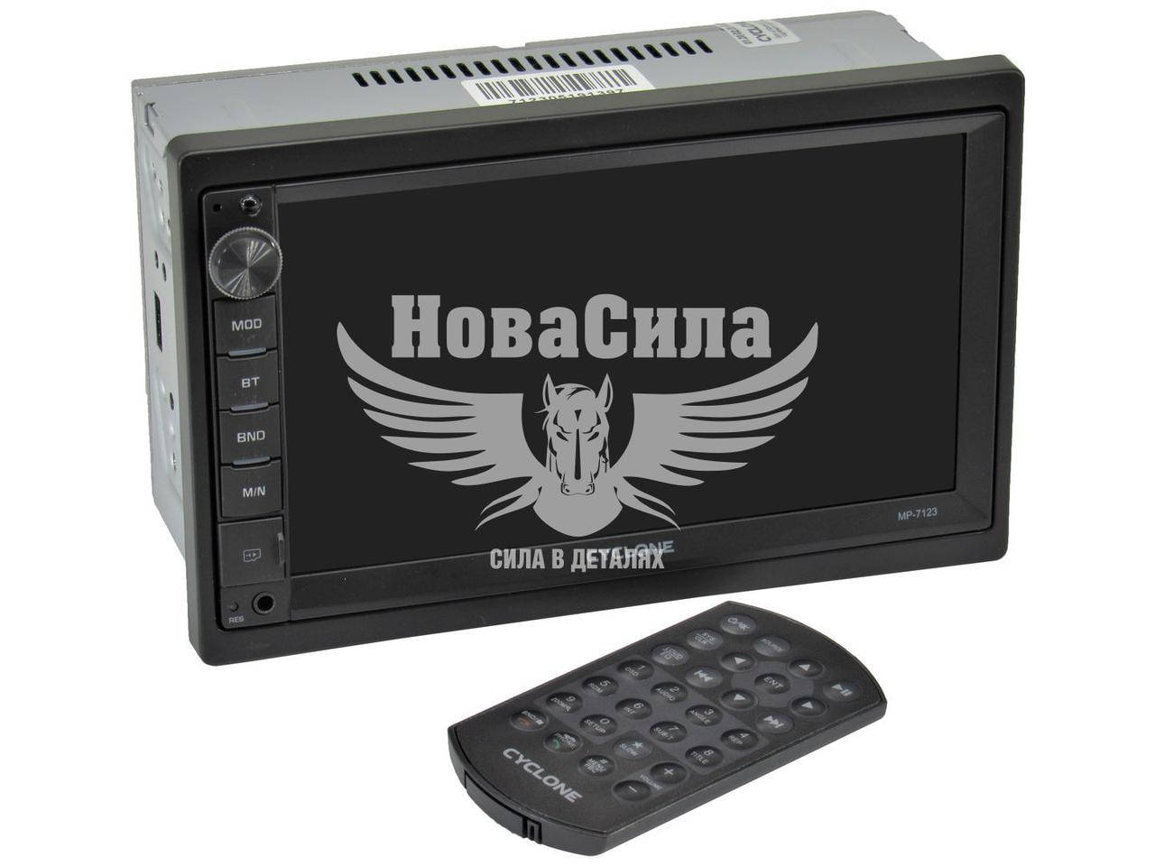 

Автомагнитола 2-DIN (Cyclon) USB + Bluetooth + microSD + AUX MP-7123 MP-7123