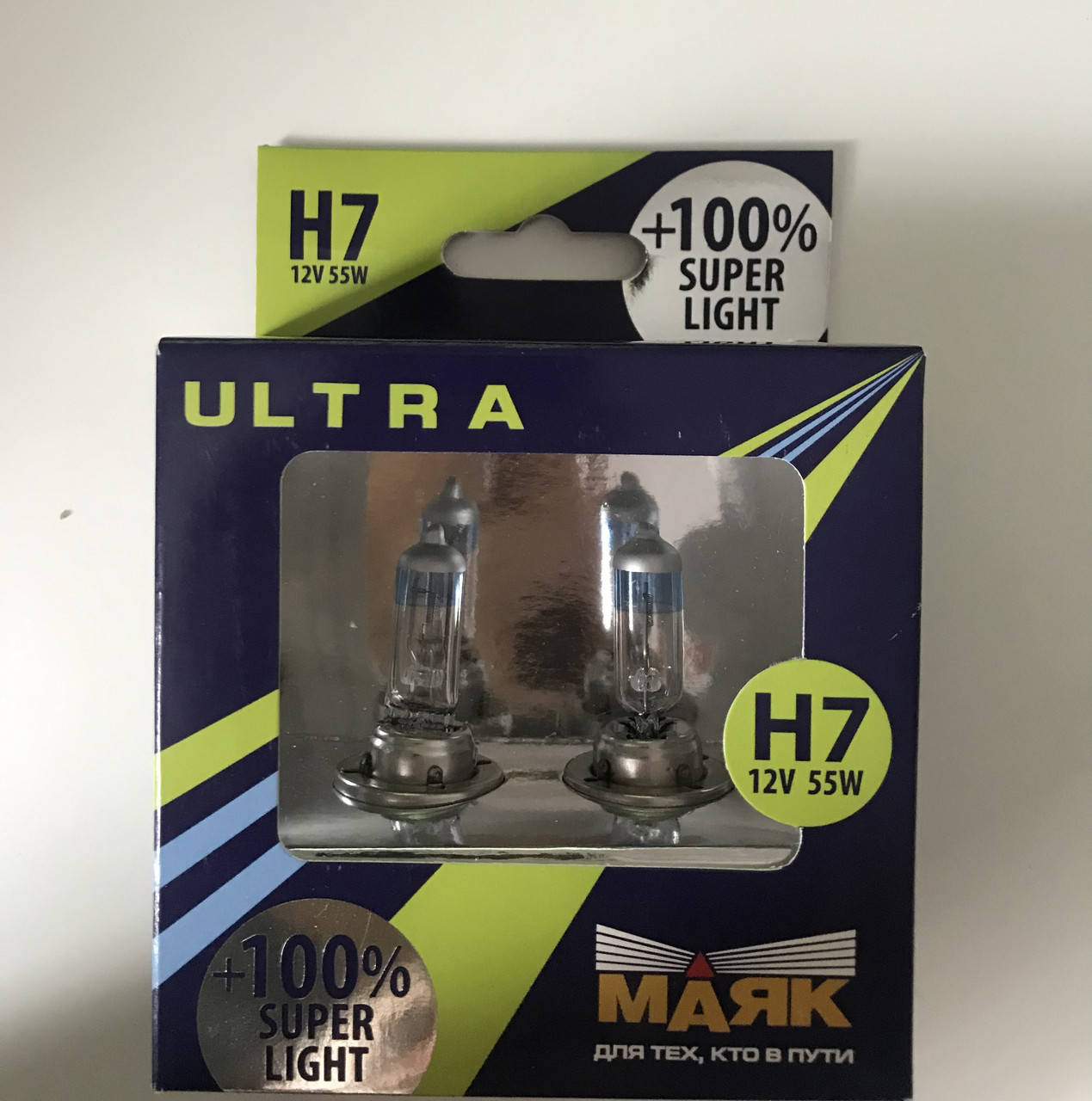 

Автомобильная лампа МАЯК H7 +100% 12V 55W 82720