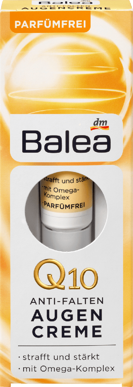 

Крем против морщин для контуров глаз Balea Q10 Anti-Falten, 15 ml.