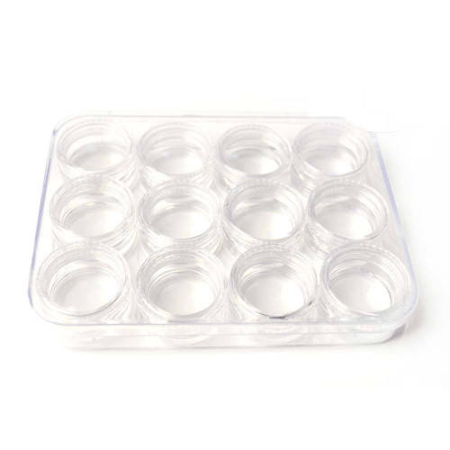 

Набор пустых баночек для дизайна, 12 шт