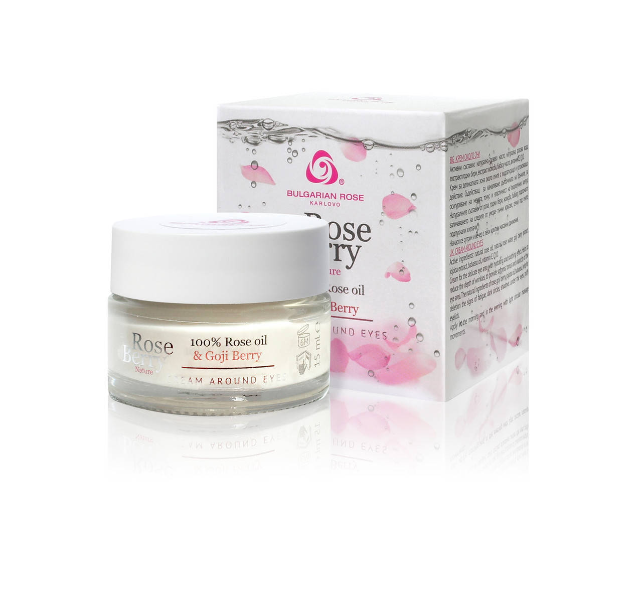 

Крем для кожи вокруг глаз Rose Berry Nature от Bulgarian Rose 15 мл