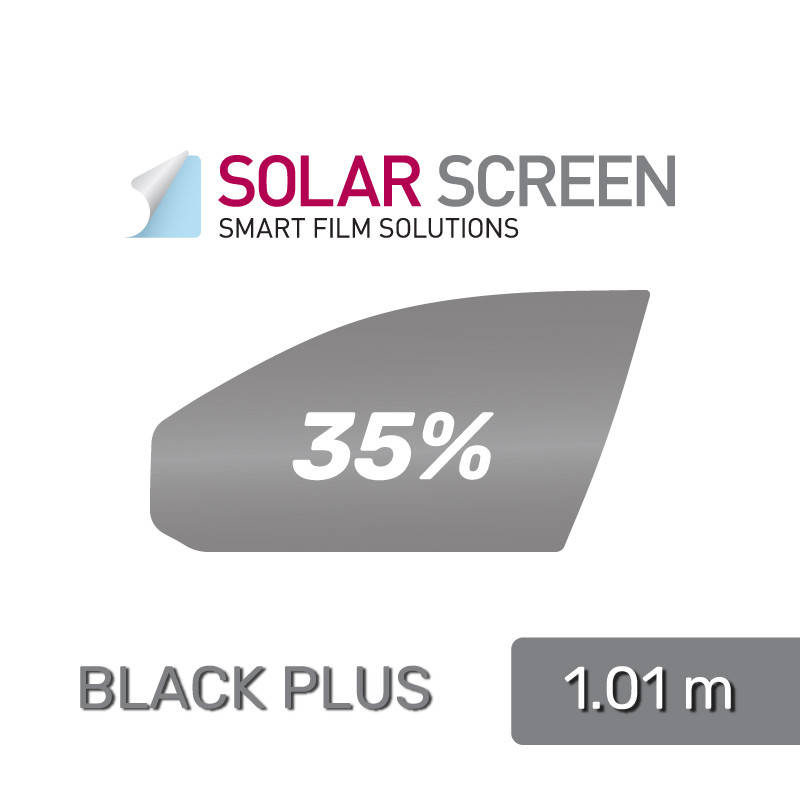 

Solar screen IR CARBON / BLACK PLUS 65 C, пропускаемость 35% - 101 cm, Черный