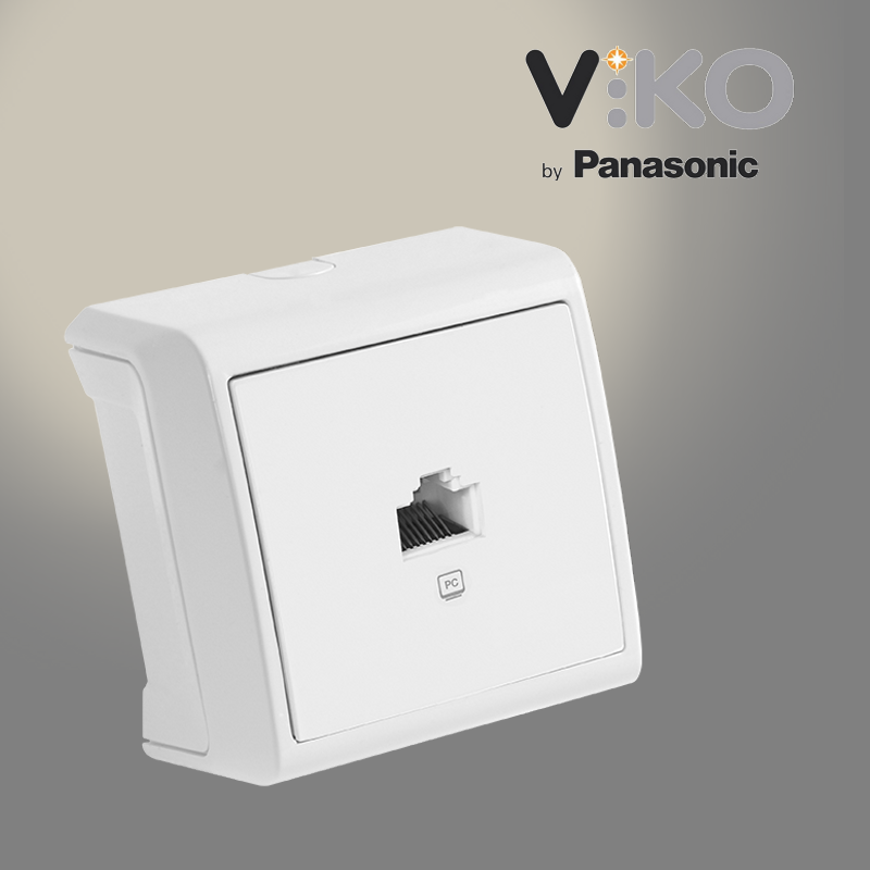 

Розетка компьютерная (RJ45, Cat5e) Vera Белая