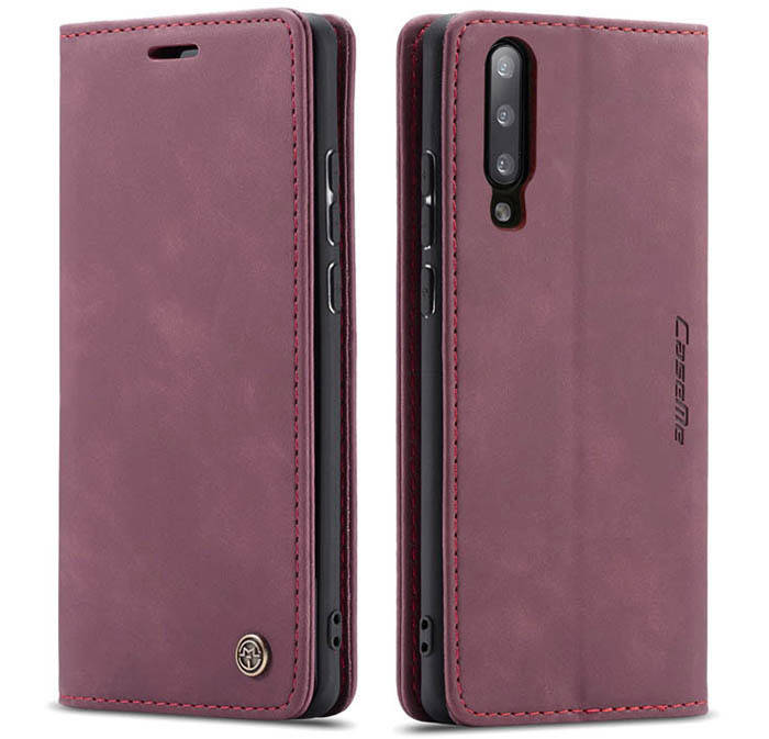 

Чехол книжка с магнитом Samsung Galaxy A30s A307 CaseMe (Самсунг Галакси А30С), Бордовый