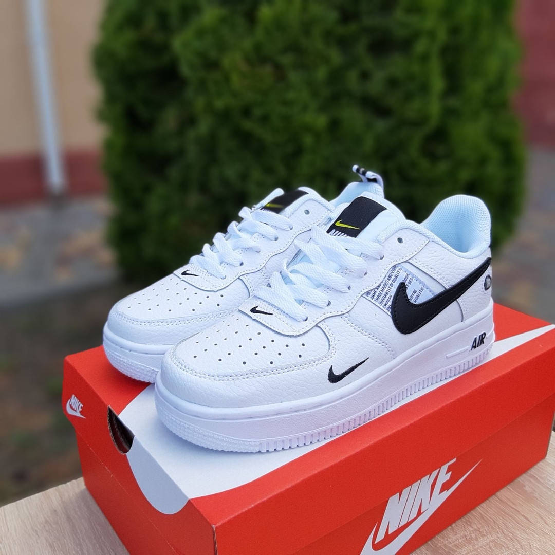 

Кроссовки Nike Air Force Шкіра! 40, Белый