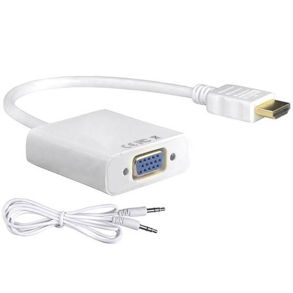 

Конвертер HDMI (папа) на VGA(мама) 10cm, White, 4K/2K, Пакет + AUDIO Q250