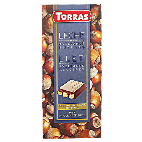 

Шоколад Торрас молочний з фундуком Torras leche avellanas 200g 18шт/ящ (Код : 00-00004913)