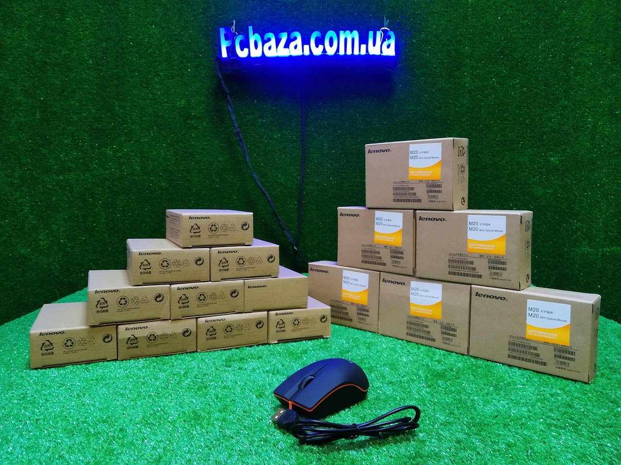 

USB компьютерная мышь Lenovo Новая! ОПТ, Колличество, Черный