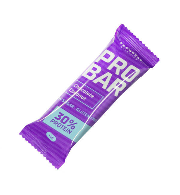 

Батончик Progress Nutrition Pro Bar 45 грамм Шоколад кокос