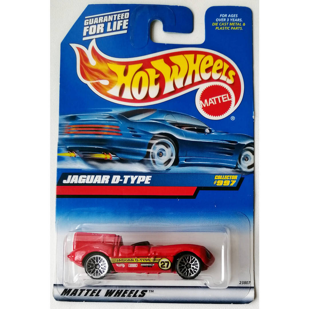 

Машинка Hot Wheels - Jaguar D-Type - 1999 (#997). Mattel. Оригинал