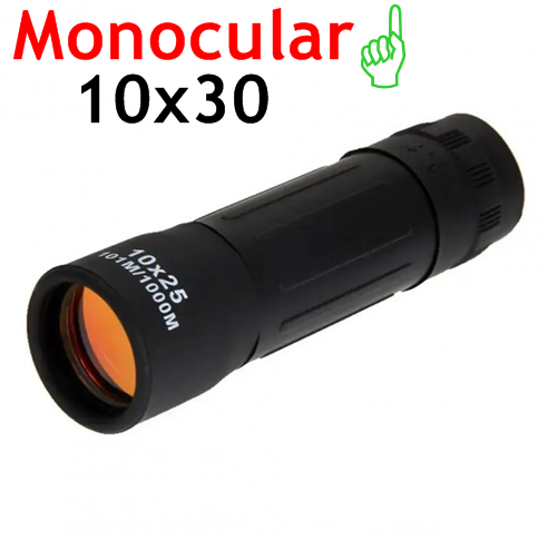 

Компактный мини монокуляр, монокль 10x30. Подзорная труба бинокль телескоп для охоты рыбалки наблюдения VB41K, Черный