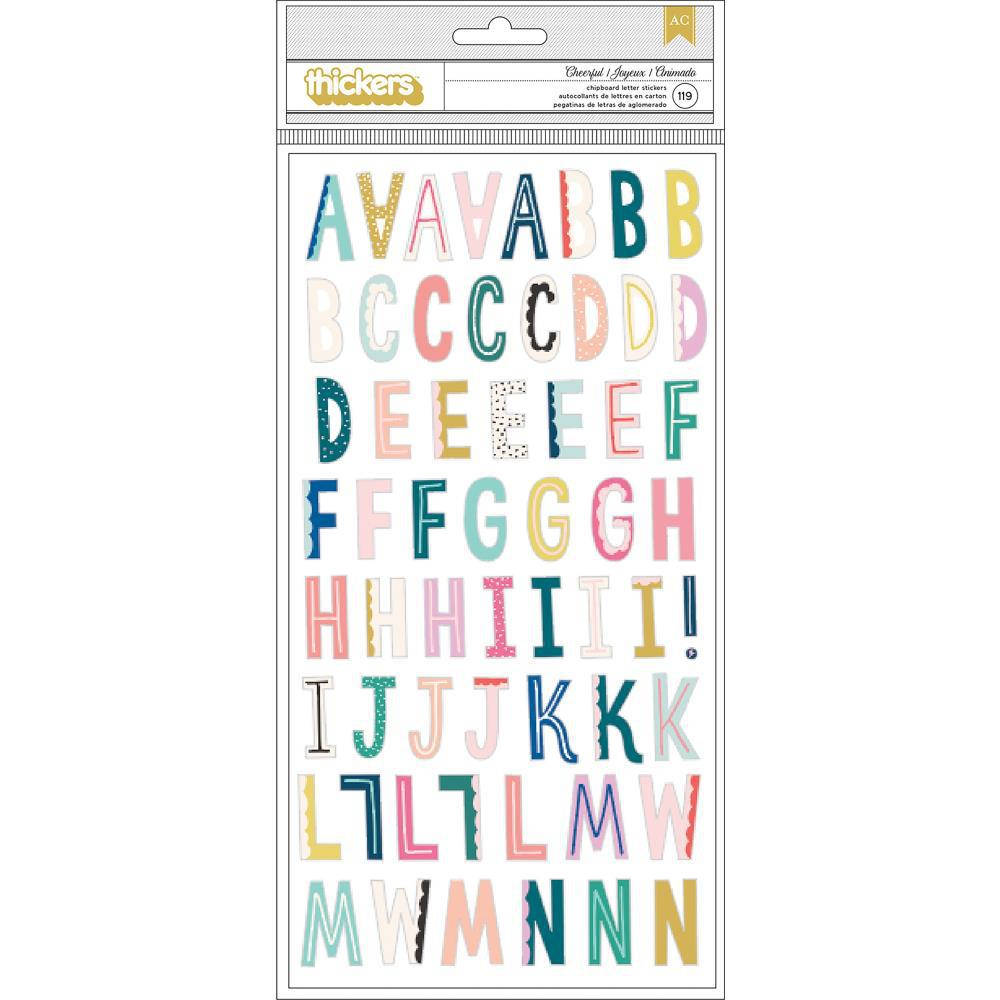 

Алфавіт-чіпборд - Cheerful - Willow Lane - Maggie Holmes