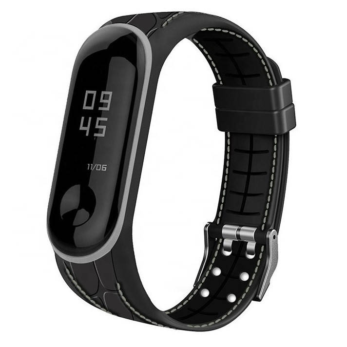 

Ремешок Bamboo Pattern для Xiaomi Mi Band 5 / 6 Grey, Серый