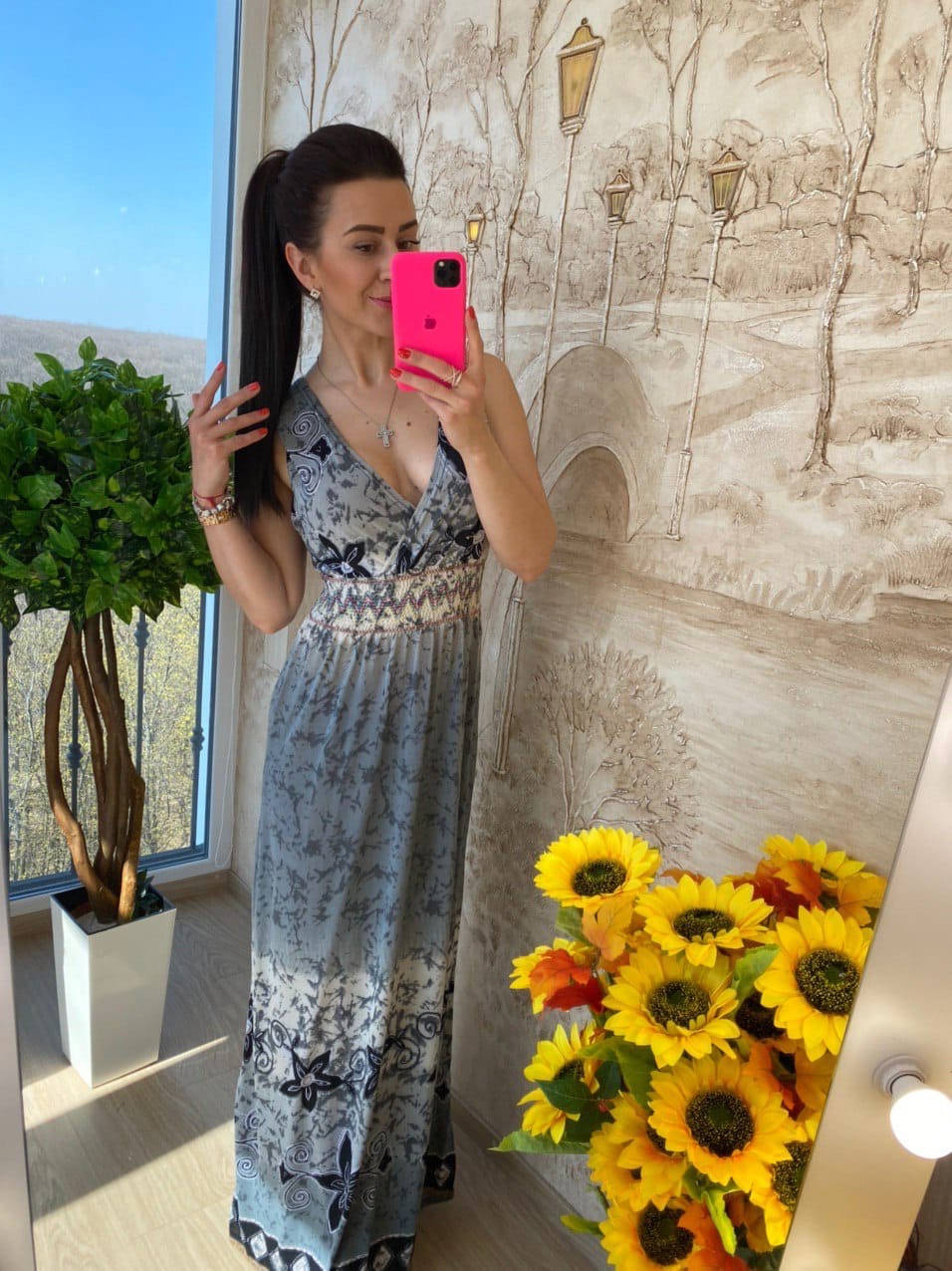 

Сарафан с принтом 551 42-48р