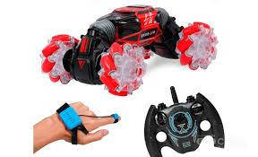 

Машинка перевертыш на радиоуправлении Stunt car Skidding.Трюковая машинка перевертыш с управлением от руки.