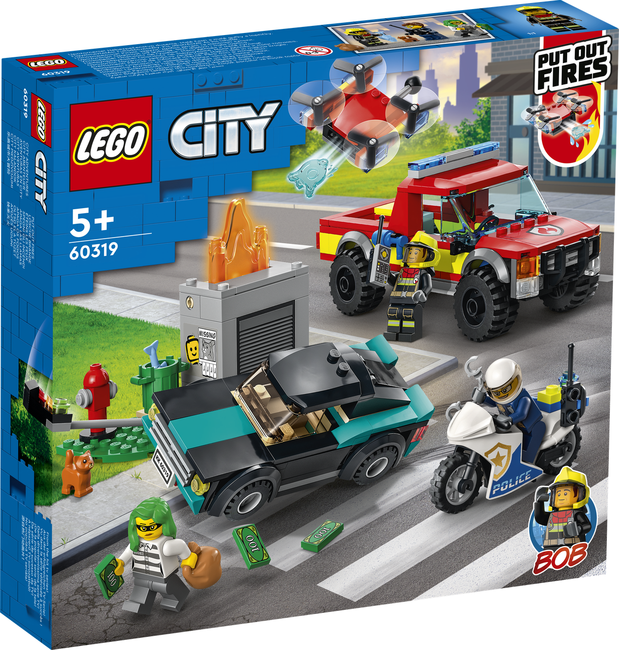 

LEGO ЛЕГО City Пожарная бригада и полицейская погоня 60319