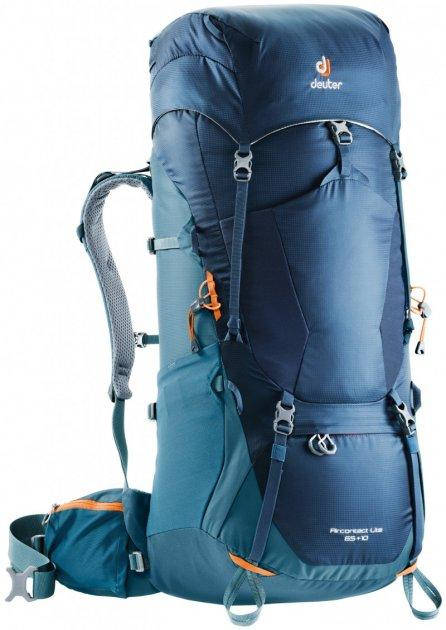 

Рюкзак Deuter Aircontact Lite 65+10 цвет 3396 navy-arctic, Синий