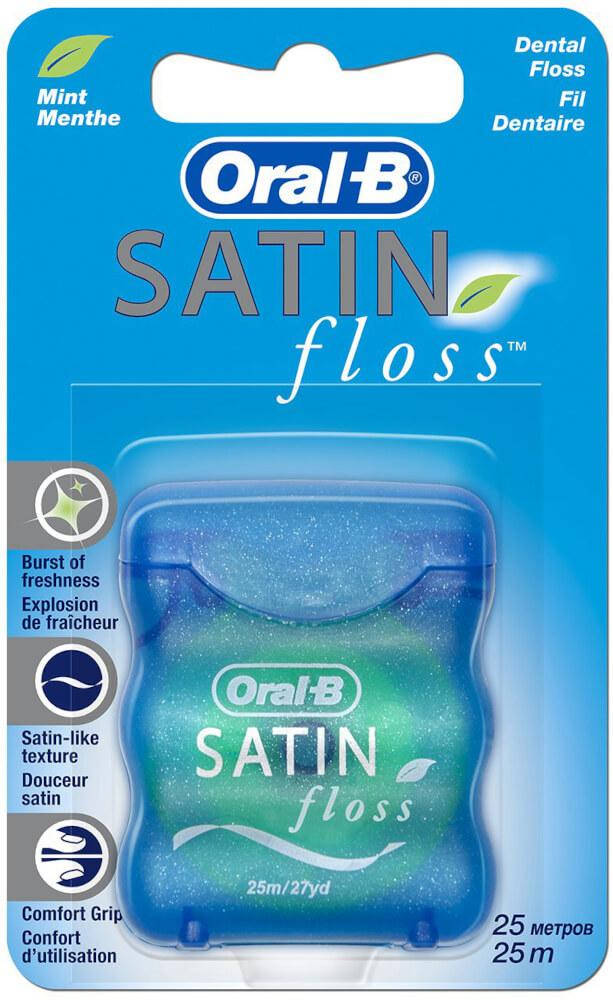 

Зубная нить Oral-B Satin Floss 25 метров