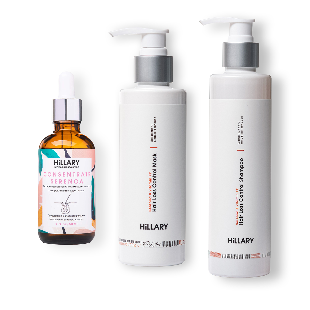 

Маска против выпадения волос и сыворотка для волос Concentrate Serenoa + Шампунь В ПОДАРОК!