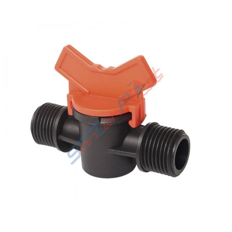 

Кран с наружной резьбой 1/2"х1/2" для полива