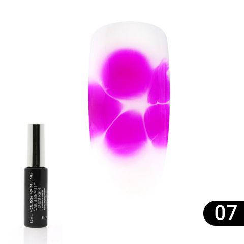 

Гель лак Flowers Global Fashion, с эффектом растекания (по мокрому), 8 мл 07