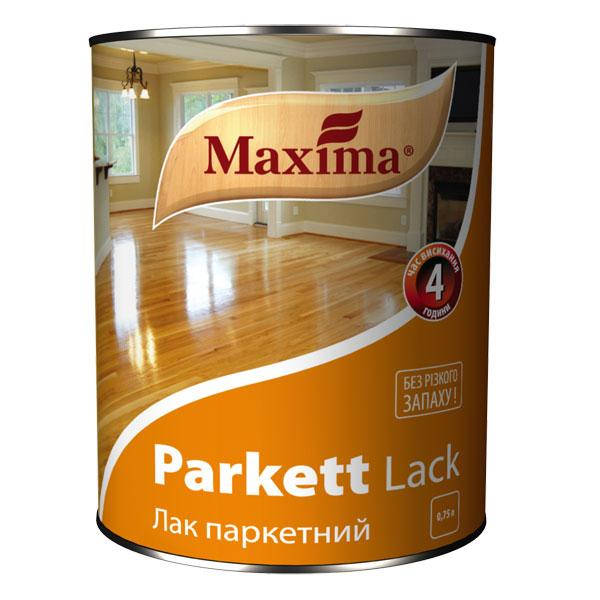 

Лак паркетний глянсовий безбарвний, Maxima, 0,75 л