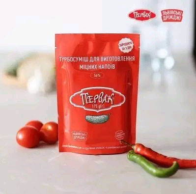 

Українські турбо дріжджі Первак (сухі)