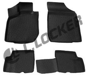 

Коврики в салон Renault Logan (04-) (полимерные) L.Locker Рено Логан