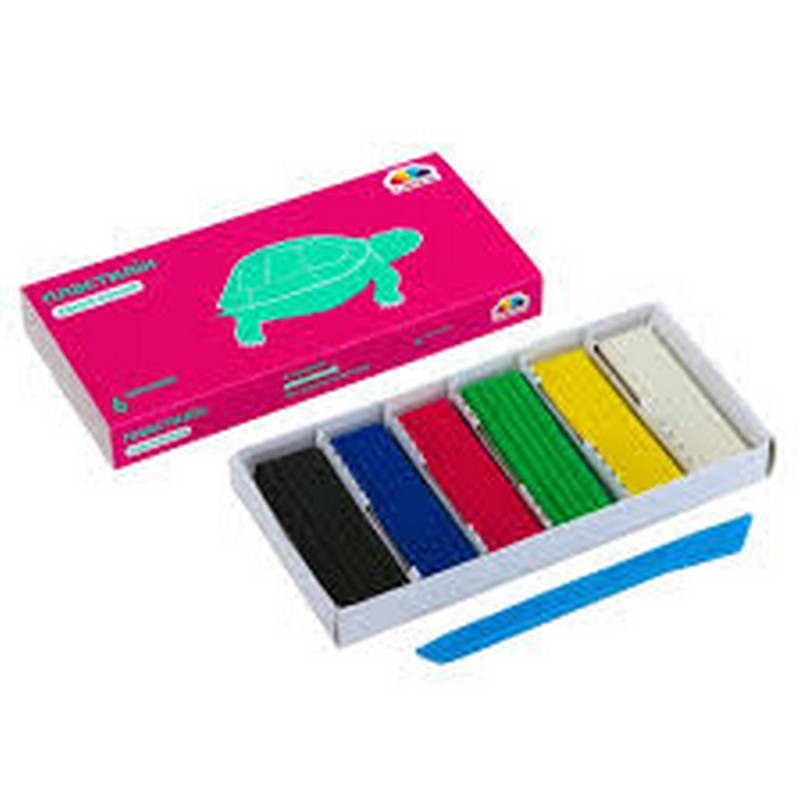 

Пластилін Захоплення 6 кол, 120г Гамма Україна 24шт/уп, Разные цвета