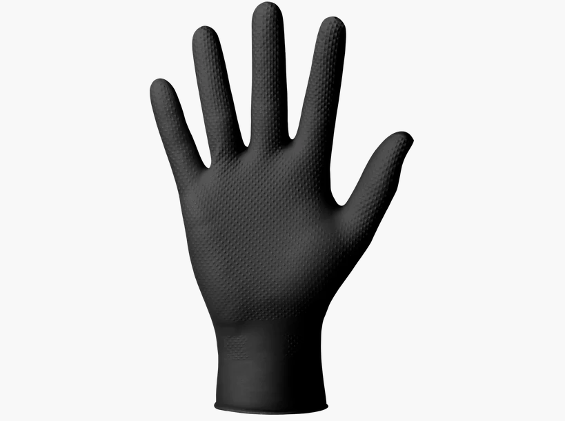

Перчатки нитриловые Mercator Medical Powergrip (black) 50 шт Черные, Черный