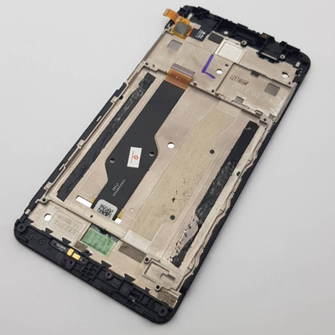 

С дефектом. Дисплей Xiaomi Redmi note 4x модуль черный Сервисный оригинал с разборки