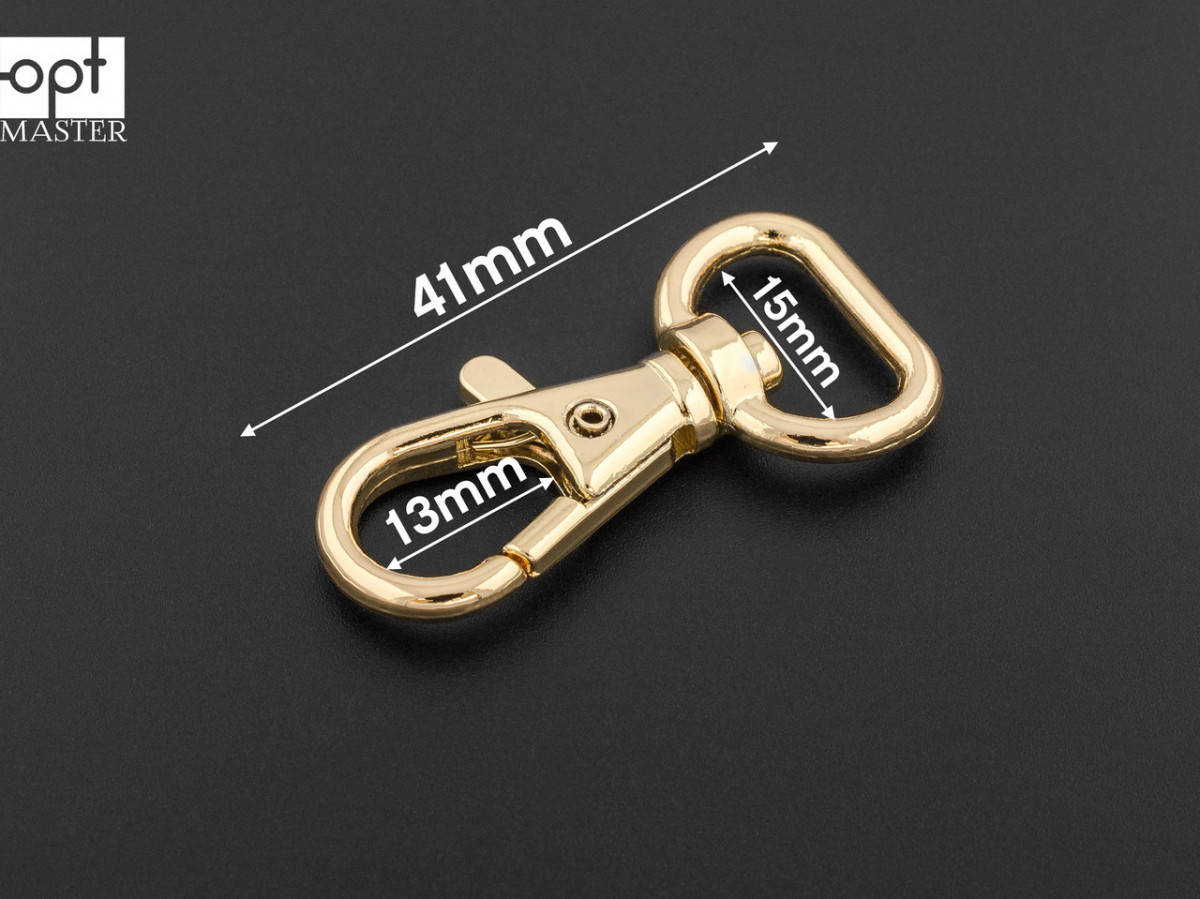 

Карабин 15мм арт. 65-131, золото