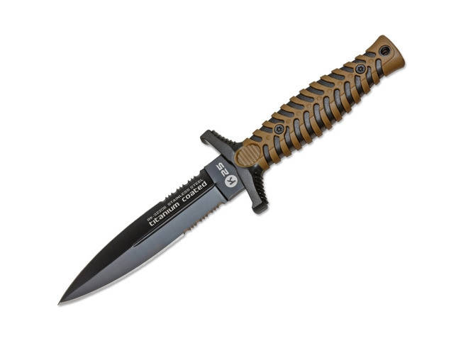 

Нож тактический K25 NG Dagger. Испания. Лезвие с титановый покрытием.Олива. Чехол.