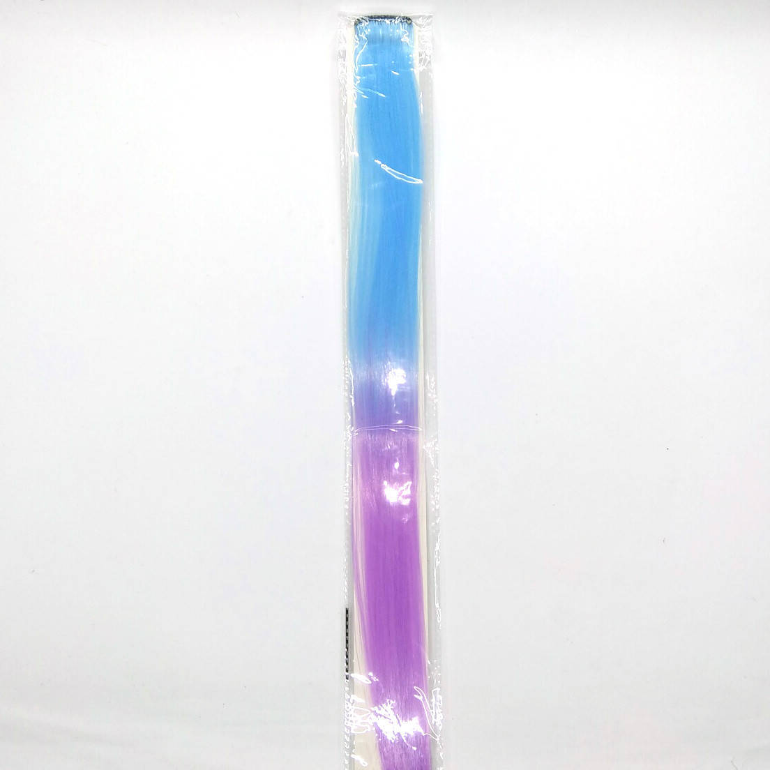 

Пряди волос двухцветные 50см Голубой/сиреневый