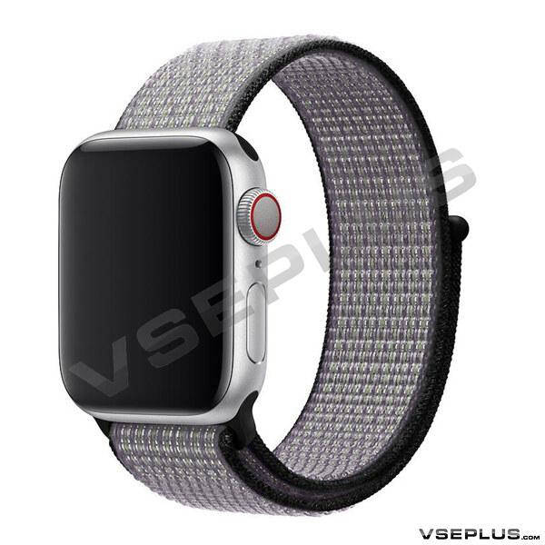 

Ремешок Apple Watch 42 / Watch 44, Sport Loop Band, серебряный