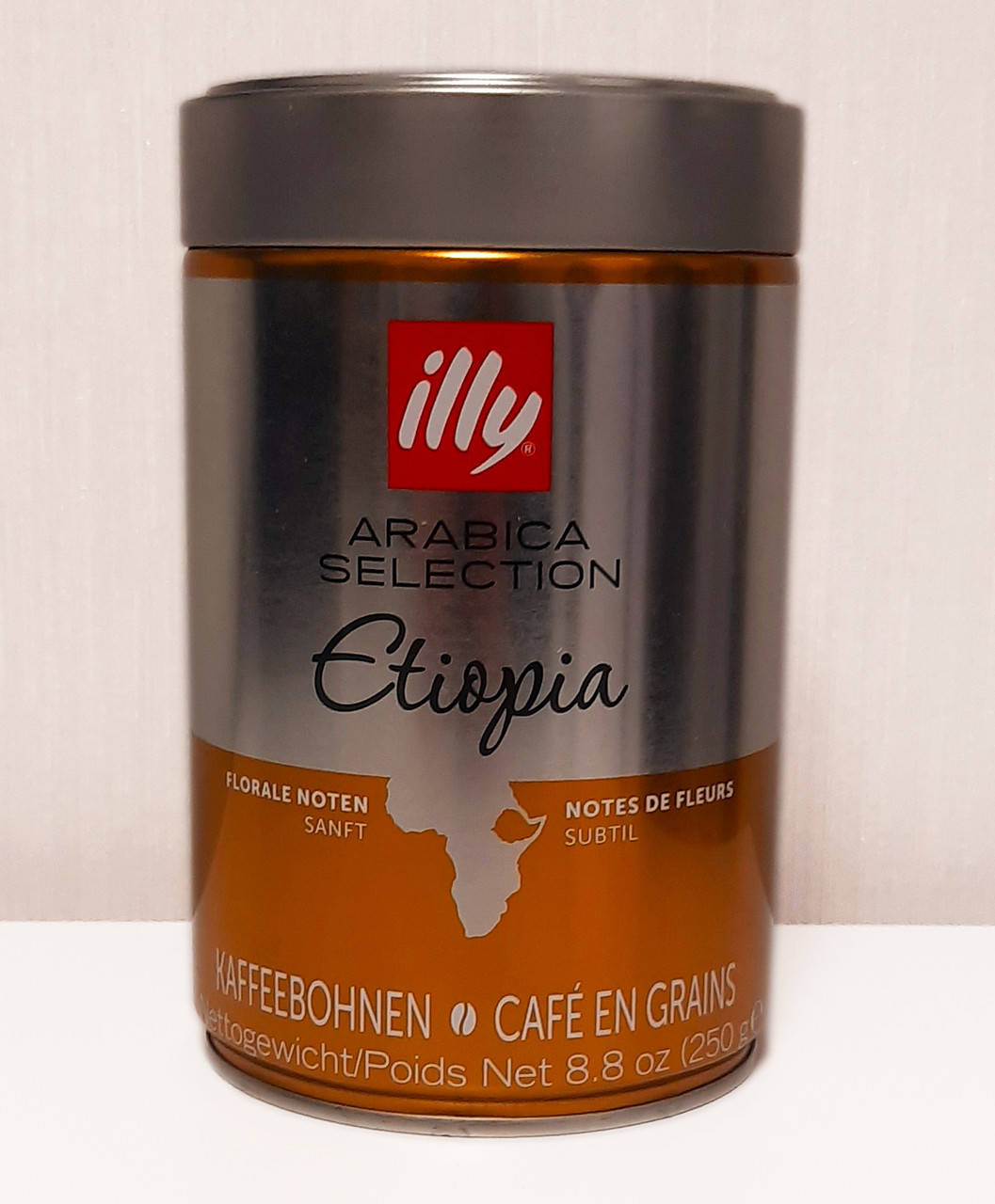 

Кофе в зёрнах Illy Monoarabica Ethiopia (Моноарабика Эфиопия) 100% арабика 250г Италия