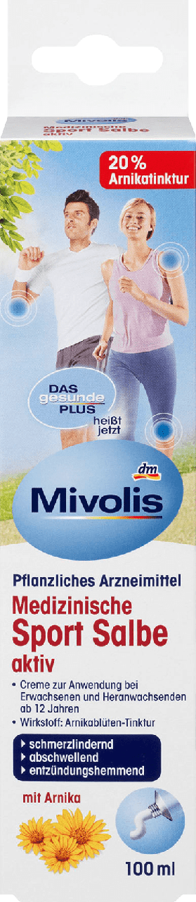 

Лечебно-спортивная мазь Mivolis Salbe Аktiv, 100 мл.