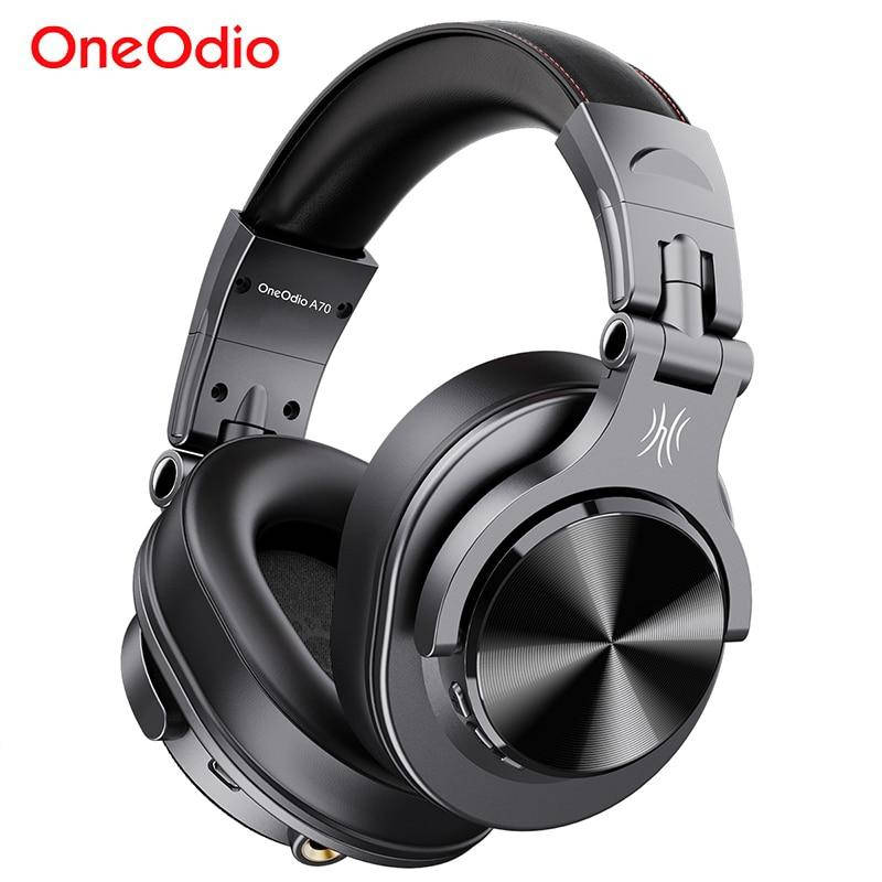 

Наушники Oneodio Fusion A70 Wireless Bluetooth 5.0 Deep Bass драйвер шумоподавление микрофон, Черный