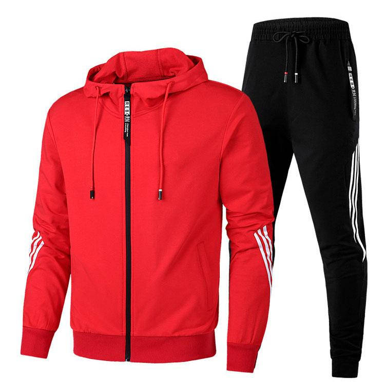

Спортивний костюм Rebo (червоний и чорний) 4XL, Красный
