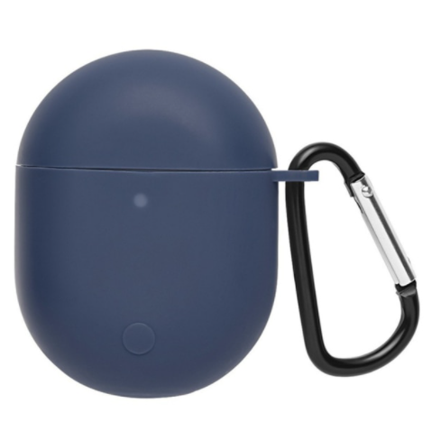 

Силиконовый оригинал чехол на кейс для Xiaomi Redmi AirDots 3 Pro / Poco Pop Buds / Redmi Buds 3 Pro / Синий
