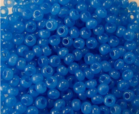 

17836 Бісер для вишивки синий Чехія Preciosa 10/0