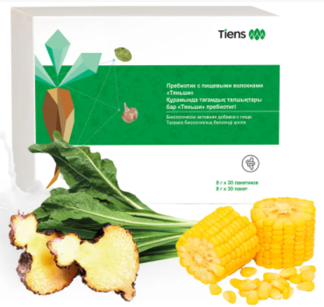 

Пробиотический напиток с клетчаткой Тяньши