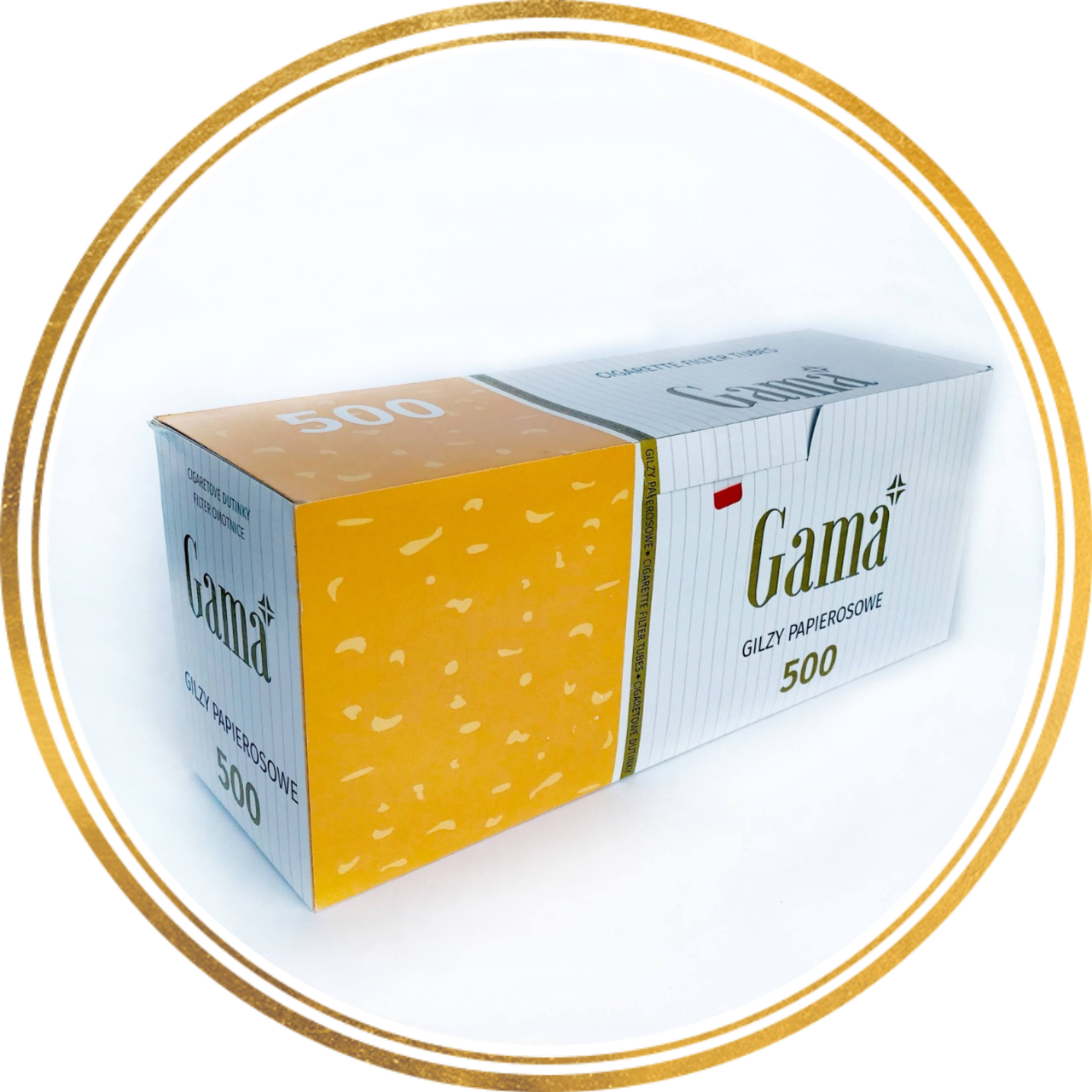 

Гильзы для набивки сигарет Gama 500 шт Сигаретные гильзы