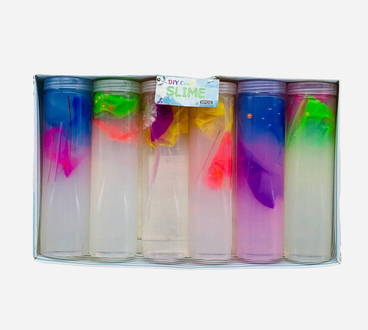 

Слайм гель детский "Slime" (1/60/6, 6 цветов, 150мл)
