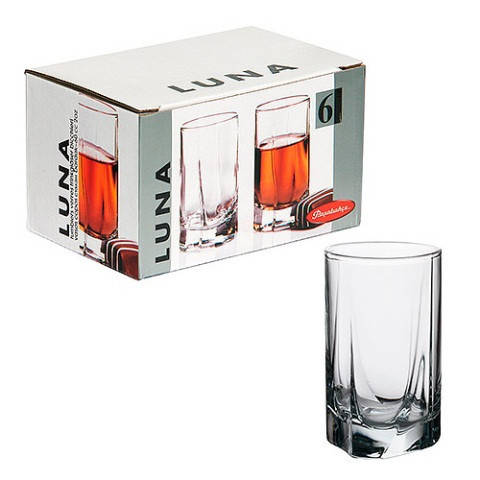 

Набор стопок 6 шт 60 мл Luna Pasabahce PS-42043, Прозрачный