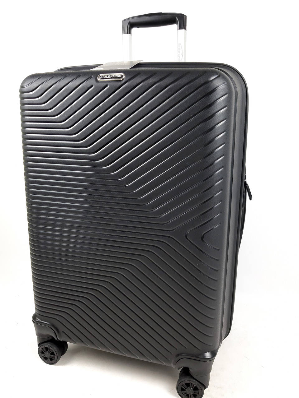 

чемодан ударопрочный из Полипропилена на колесах, Черный 115л Albatros