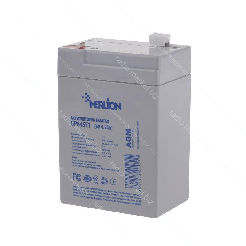 

Аккумулятор свинцово-кислотный GP645F1 6V 4,5A