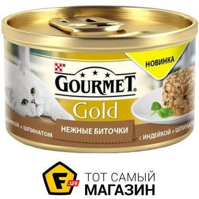 

Purina Корм Purina Gold нежные биточки с индейкой и шпинатом 85 г