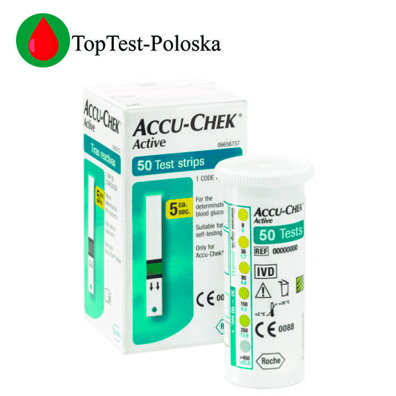 

Тест-полоски Акку-Чек Актив 50 штук (Accu-Chek Active)